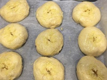 step12: 準備好入爐，用預熱了190度的爐焗12分鐘