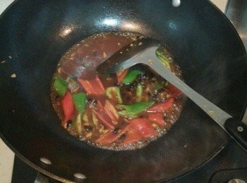 step6: 倒入調好的料汁;