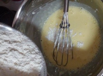 step4: 最後分三次拌入低粉備用