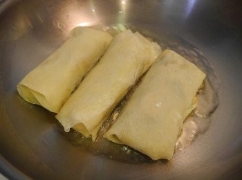 step6: 熱鍋後淺煎。