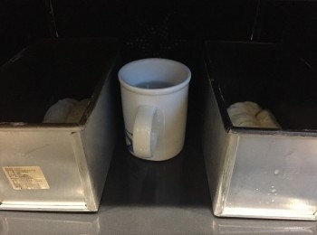 step7: 放入密封地方發酵40分鐘（大概兩倍左右）