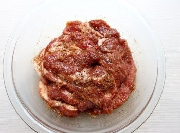 step3: 將所有的<span class="group_3">醃料</span>都放入肉片裡,(可用食物保鮮袋裝肉片)再將肉片及<span class="group_3">醃料</span>混合均勻稍加按摩一下,靜置冰箱冷藏1小時以上讓它入味。(建議前一晚先將肉片做醃製,隔天再料理,味道會更棒!)