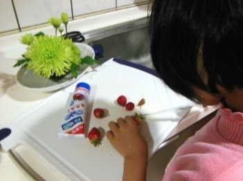 step4: 切去蒂頭再切片