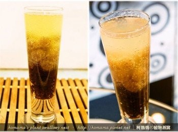 step4: 最後直接倒入C.C.Lemon氣泡飲料，享用前拌一拌即可！