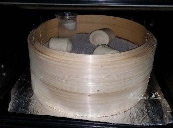 step17: 當水球升到水平面, 大概是水球浮起1/3個, 時間就差不多了。