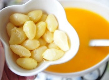 step6: 接著放入白果