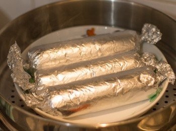 step12: 中火蓋起蒸16分鐘