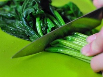 step2: 只取菠菜葉