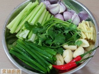 step2: 洗切好配料