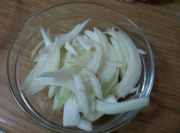 step4: 洋蔥切絲