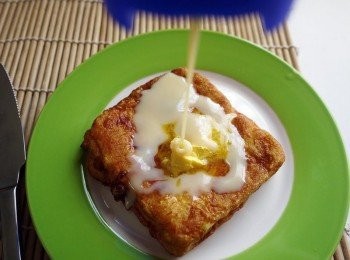 step7: 淋上煉乳，