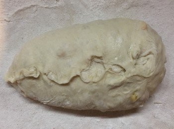 step14: 輕輕修長後，反轉收口。