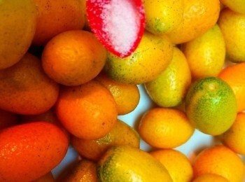 step2: 放入塩搖出苦水