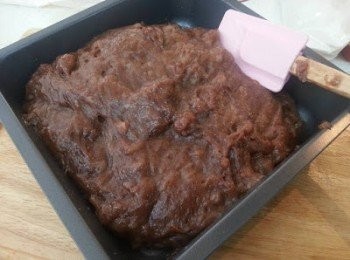 step5: 倒入盆中用中火蒸20分鐘，取出稍為放涼。