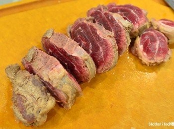 step4: 牛腱取出切塊備用