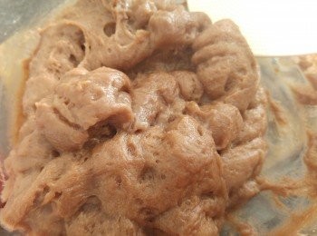 step7: 攪拌後需攤凍,攤凍其間需用保鮮紙或蓋蓋好。