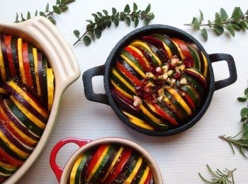 step6: 可選擇小鑄鐵烤盤,一人一份剛剛好。