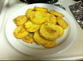 step6: 要是用的黃色的角瓜，做出的角瓜餅就更加金燦燦的了