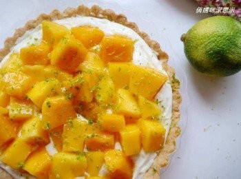 step12: *放上水果，檸檬屑及薄荷裝飾。冰鎮１－２小時食用。