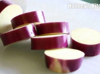 step3: 茄子切厚片