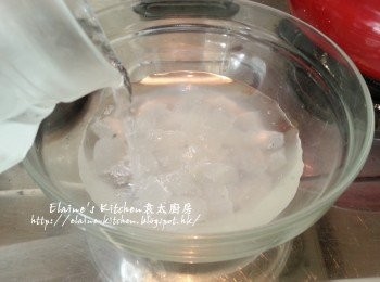 step8: 放入大碗內加入冰水浸10分鐘