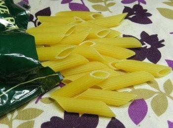 step5: 這次選用的是筆管麵