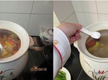 step5: 煲好後調入適量的鹽即可。