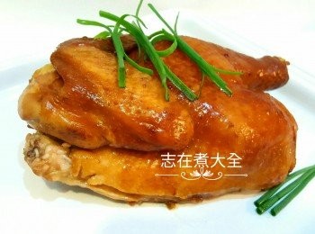 step5: 焗約25分鐘即可享用，食時可將醬汁加熱煮至收汁點雞食