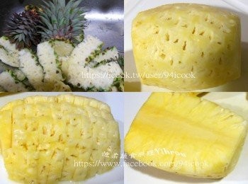 step3: 去皮對切再切成適當大小，檸檬磨成泥，橘子去皮去子