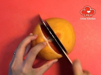 step2: 將西柚對切