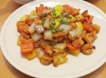 step8: 蝦子我愛~~吃出鮮味還有濃濃的蠔油香呢^^ 下飯下飯&gt;////