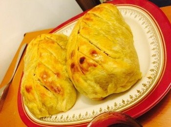 step10: 放入焗爐焗35分鐘。
取出後，可放置最少15分鐘，讓肉汁收乾，切開時盡量不出血水。