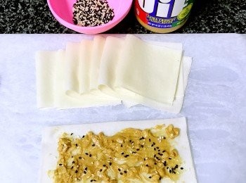 step4: 隨意灑上黑白芝麻！