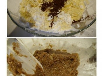 step3: 加入巧克力粉拌勻。