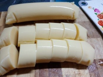 step2: 玉子豆腐切段