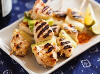 step4: 將雞肉放入烤箱用190度的溫度，烤10~15分鐘就完成了。