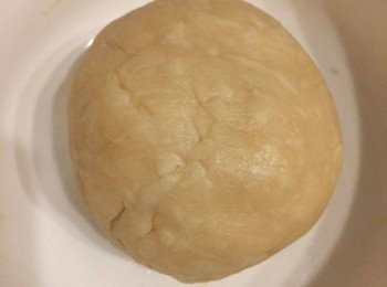 step3: 3. 外皮材料全部拌勻，搓揉成粉團，不要過份搓揉避免起筋。