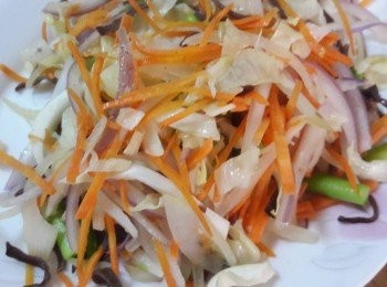 step8: 炒好後盛碟