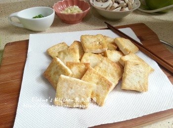 step4: 盛起放在廚紙上吸取過多油份