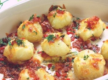 step7: 好吃的焗烤馬鈴薯,非常受到大小朋友的喜愛。