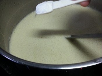 step15: 落適量海鹽調味即可