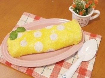 step7: 好少女「水玉點點蛋包飯」❤看著它會不由自主笑出來~~~呵呵!!!