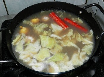 step3: 加入火鍋料