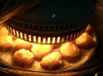 step4: 波5-6分鐘芝士變金黃