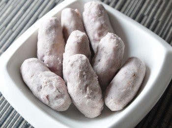 step2: 慢慢的搓圓形狀或橢圓形皆可