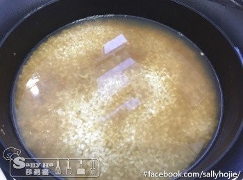 step7: 米及蠔汁1:1.5份量