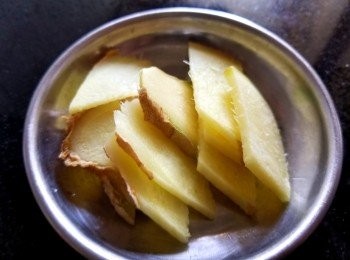 step2: 薑片