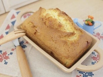 step6: 大人小孩都期待的牛奶糖磅蛋糕溫暖上桌:)