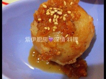 step4: - 焗爐預熱180度
- 豚肉丸子放入焗爐160度, 15mins 焗至香脆