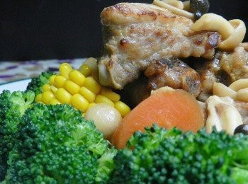 step13: 起鍋後將煮好的菜擺入盤中！